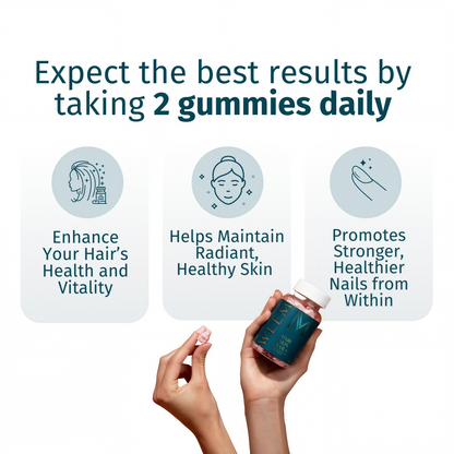 WEEM Hair Skin and Nails Gummies 60 ct